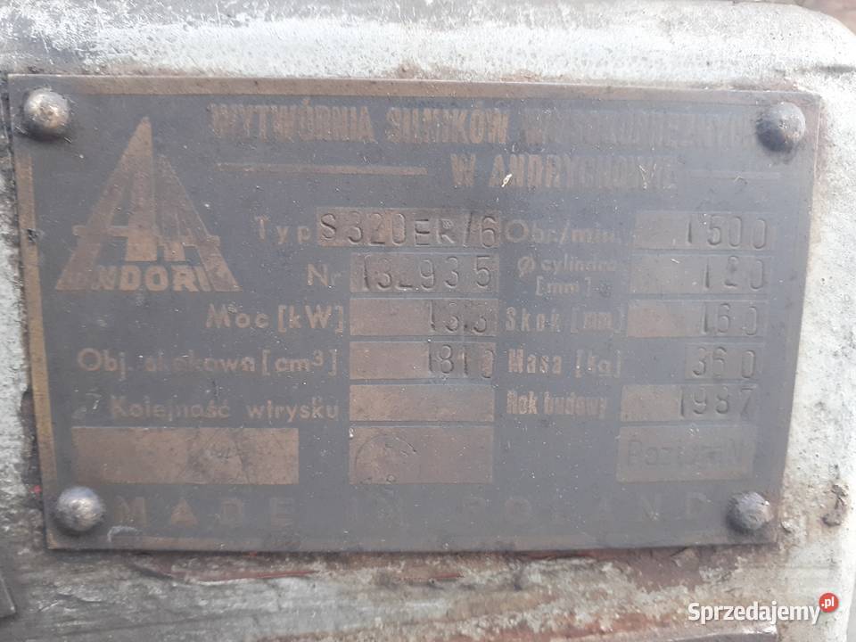Silnik ANDORIA S320 ER S18 Nowy Żmigród