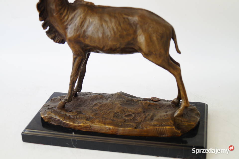 Figura z brązu rzeźba Antylopa prezent myślistwo wielkopolskie sprzedam