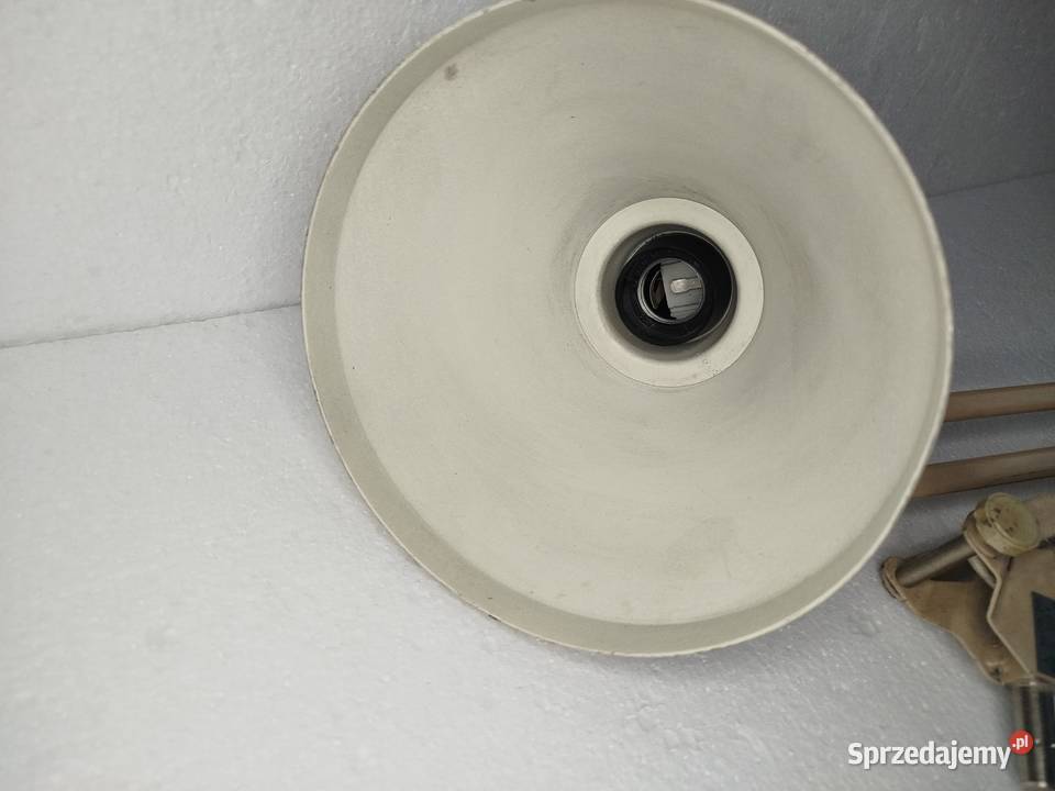 Zabytkowa Lampa warsztatowa SKALA PRL Zgierz