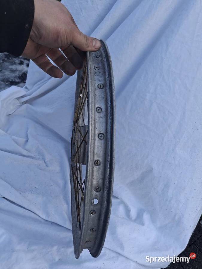 Koło felga przód przednia Simson SR2 org DDR aluminiowe Solarnia