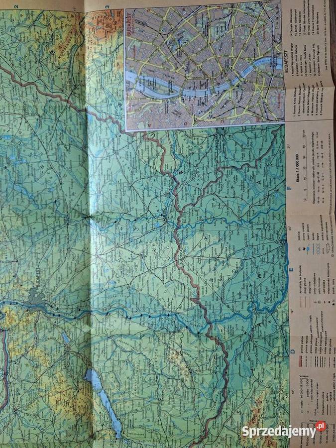 Węgry 11000 000 mapa Kraków