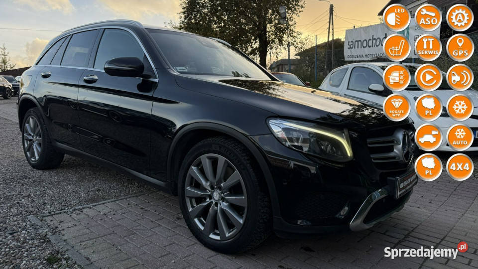 Mercedes GLC 250 4Matic polski salon ledy skóry podgrzewane fotele