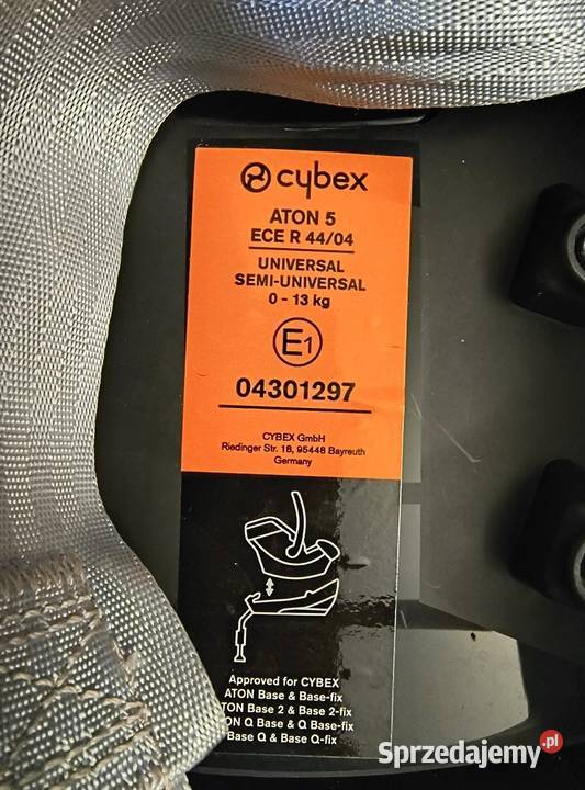 Nosidełko samochodowe firmy Cybex 013 Katowice