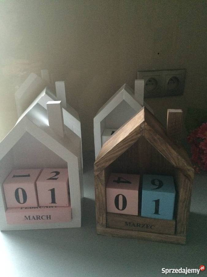 Domek kalendarz biały Rybnik