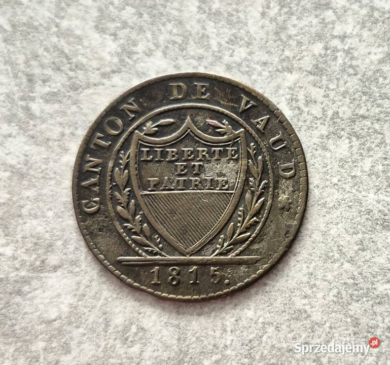 67 SZWAJCARIA srebro 1 Batzen 1815 r Wola Kruszyńska