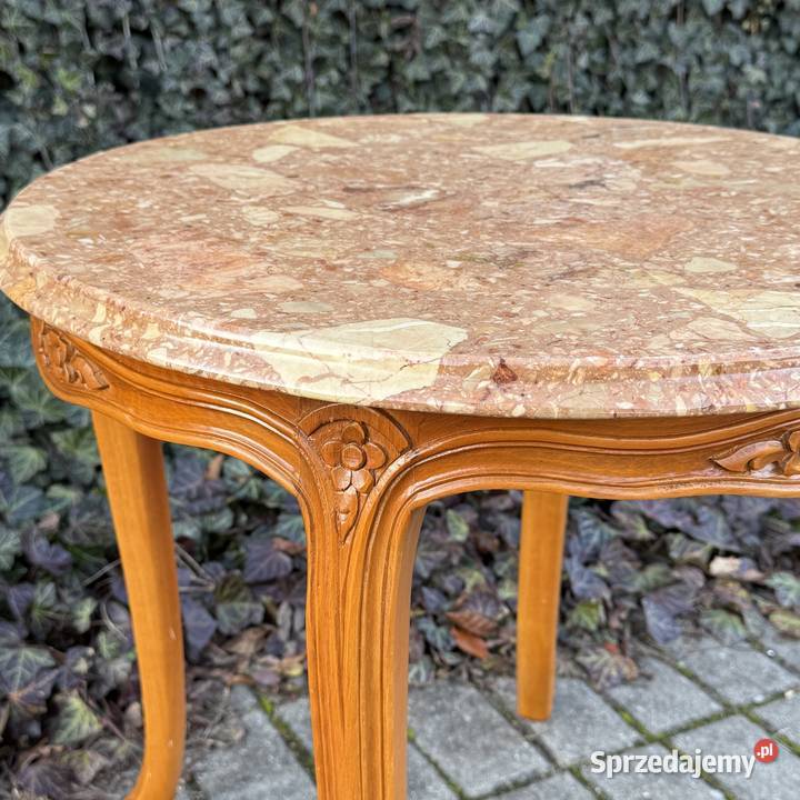 ARTexpert Stolik kawowy Ludwik marmurowy blat zachodniopomorskie