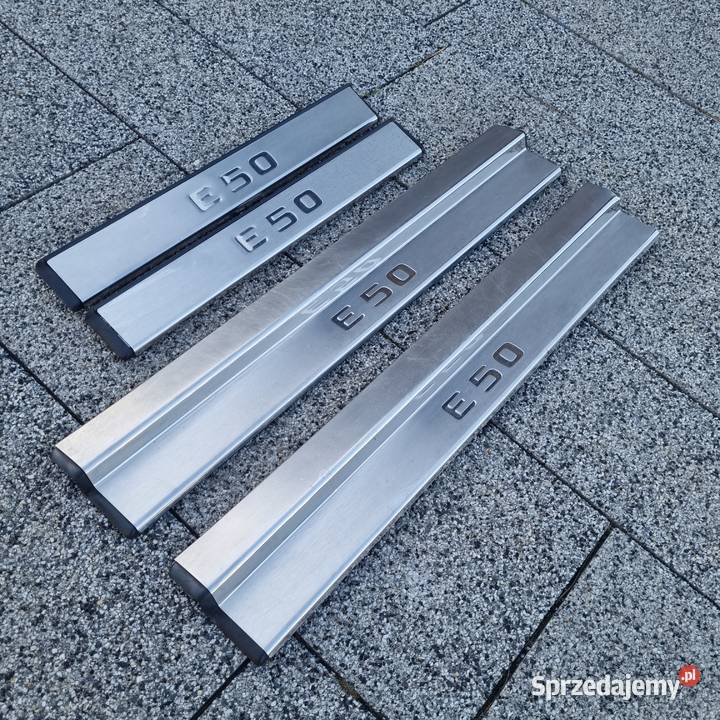 Pakiet Mercedes W210 E50 E55 AMG zderzak listwy