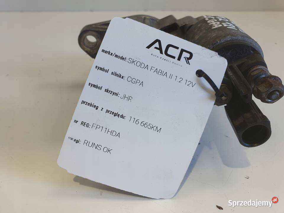 ROZRUSZNIK Skoda Fabia II 12 12V ROZRUSZNIK Układ elektryczny silnika lubelskie Rudka