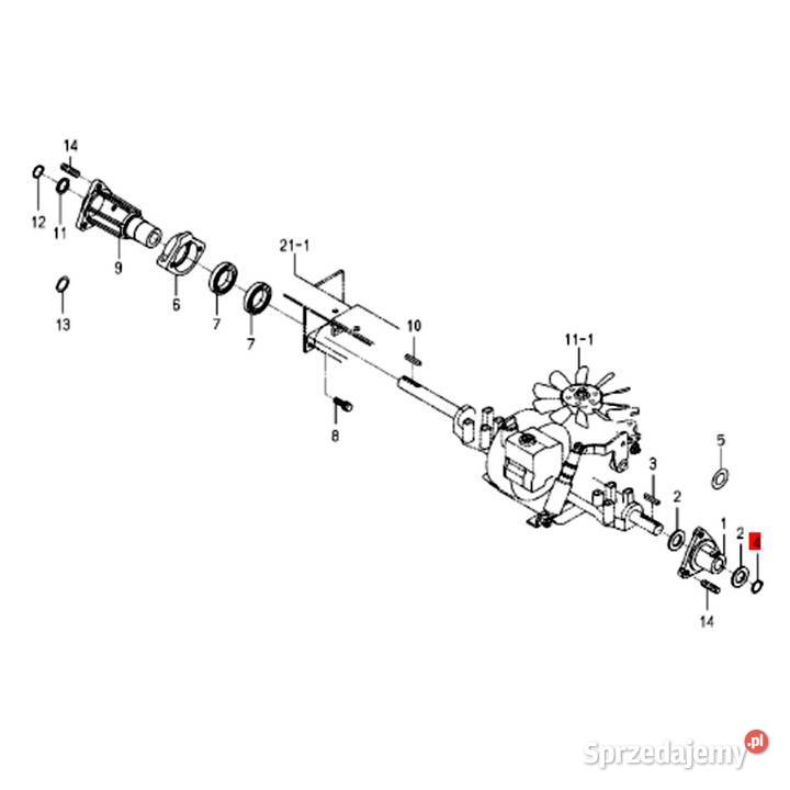 Pierścień segera Iseki SXG TG 172521800600 Tajęcina
