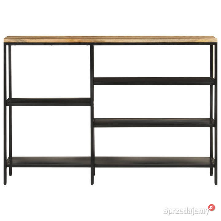 Stolik konsolowy 110x30x75 surowe drewno mango i Warszawa