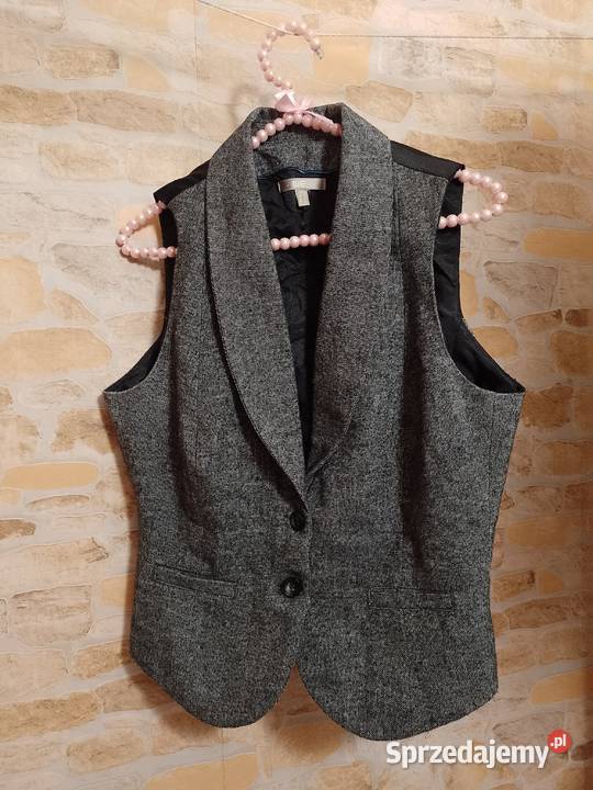 42XL WE Biznesowa wełniana kamizelka garniturowa Rozmiar 42(XL) Kraków