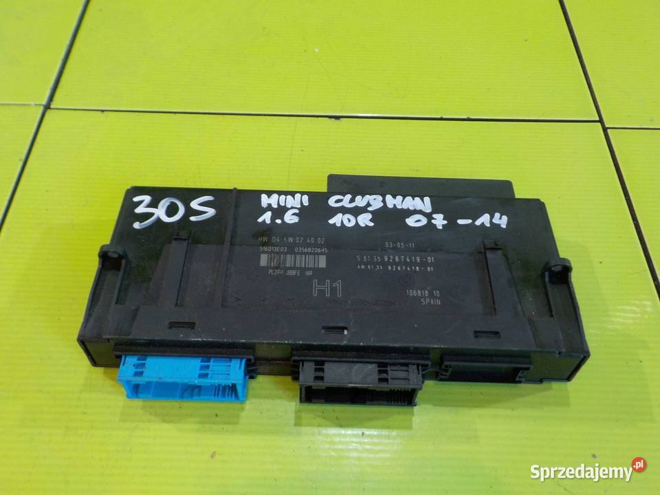 MINI COOPER ONE II R56 modul komfortu 926741901 mazowieckie Suków sprzedam