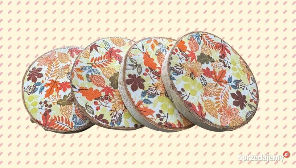 Komplet podkładek pod kubki decoupage Kraków