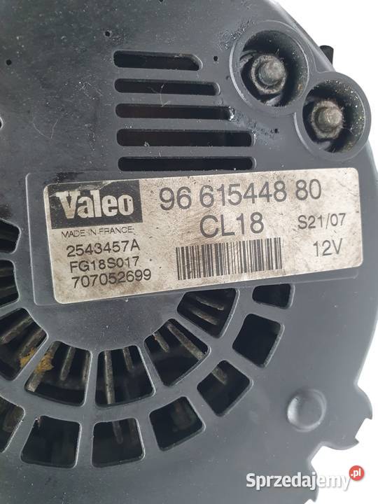 ALTERNATOR Citroen C4 Picasso 20 HDI 9661544880 lubelskie Chełm