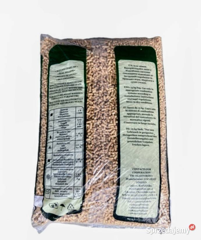 Pellet Drzewny Slav Forest A1 EN PLUS lubelskie Krasnystaw