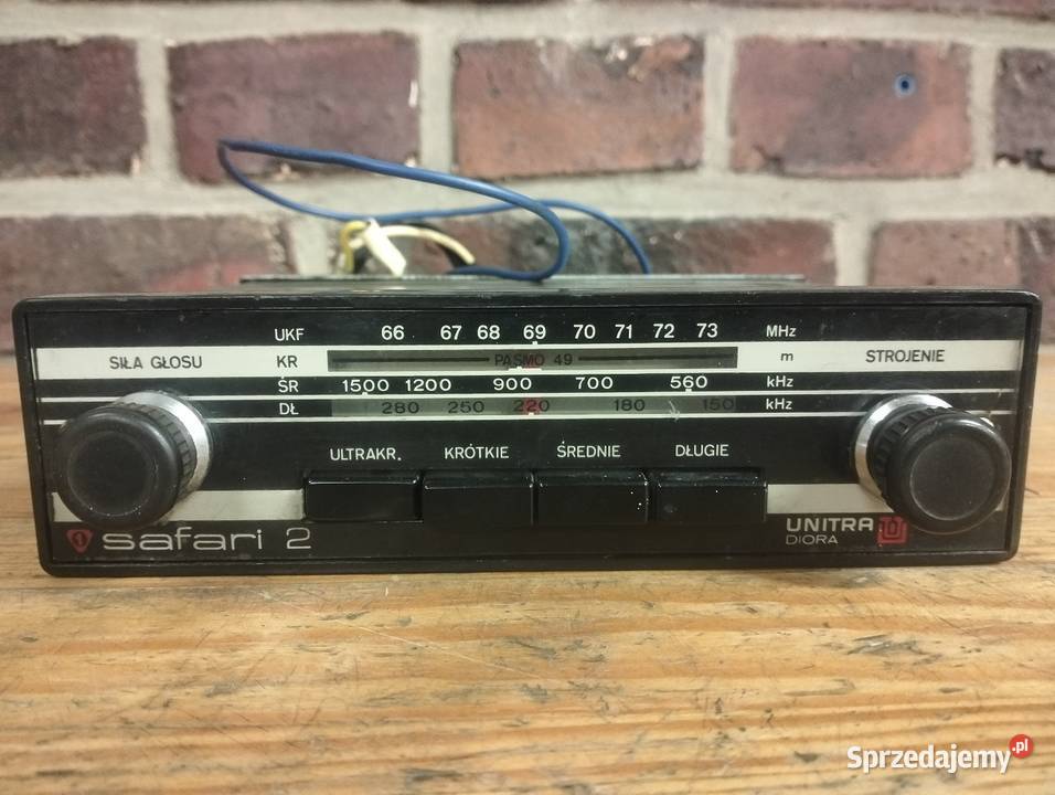 Przestrojone sprawne stare radio UNITRA Safari 2 Radioodtwarzacze Poznań