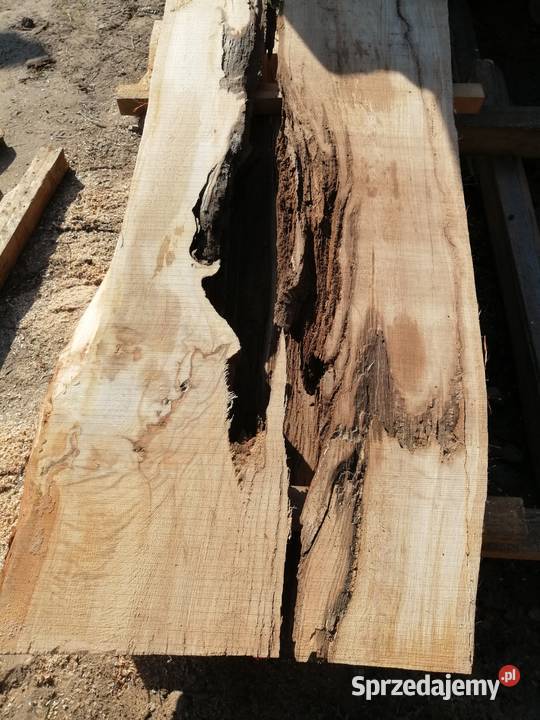 Bale blat deska stół loft żywicą foszty dąb Przysucha