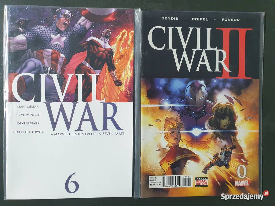 Civil War 8 komiksów Marvel USA Gdynia