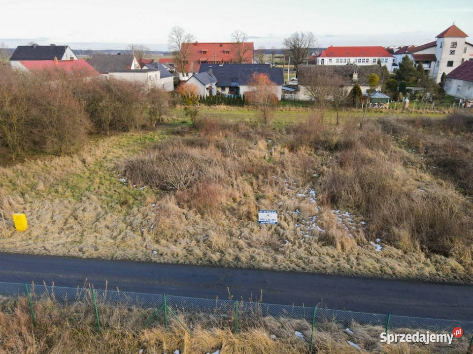 Sprzedaż uzbrojona działka budowl 951m2 Łubniany opolskie