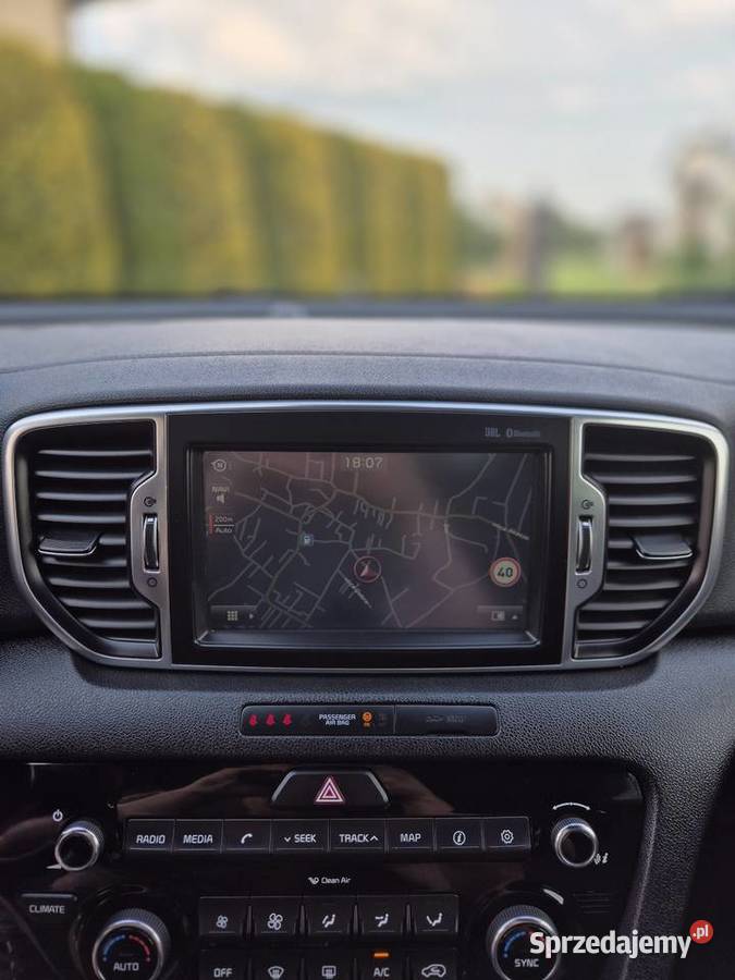 Kia Sportage GTline 4x4 Radar Webasto Nowe opony Krosno
