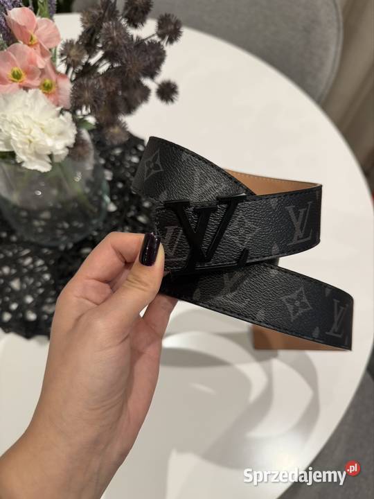 Pasek męski skórzany LV Louis Vuitton Monogram Skóra Rzeszów
