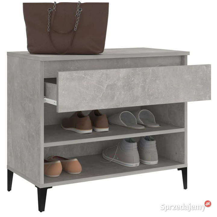 Szafka na buty szarość betonu 70x36x60 WM819768 Warszawa