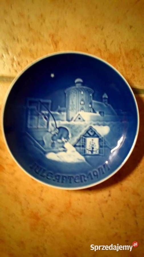 Talerze na ścianękobaltowe Porcelana i szkło warmińsko-mazurskie Olsztyn