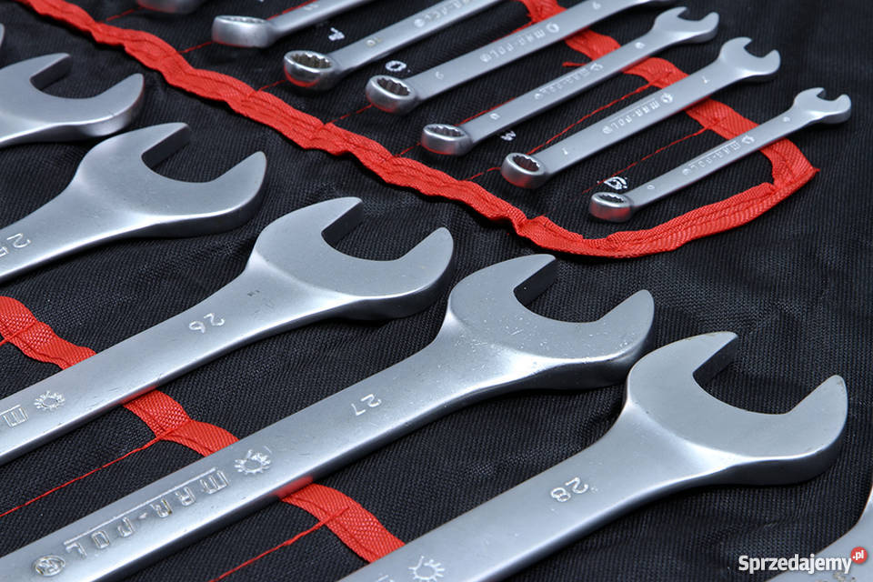 KLUCZE PŁASKO OCZKOWE 632mm 25 ZESTAW na Zamość sprzedam