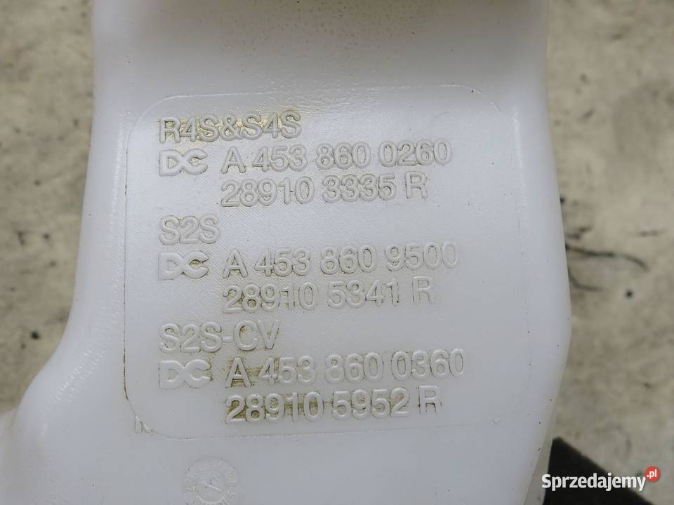 ZBIORNICZEK SPRYSKIWACZY TWINGO III 289103335R Części samochodowe
