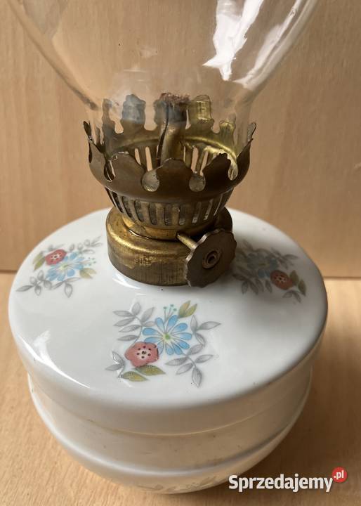 Lampa naftowa ceramika