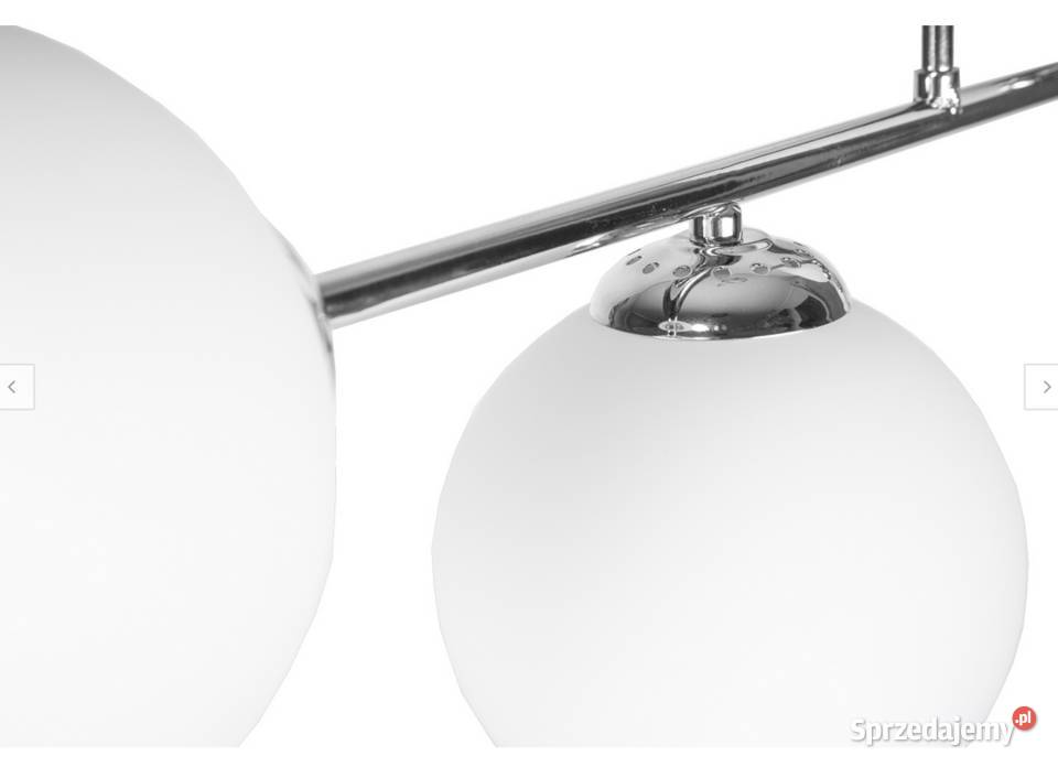 LAMPA WISZĄCA SUFITOWA ŻYRANDOL CHROM 3 4 5 KULE Choroszcz