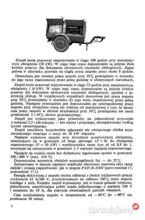 Pad 303400 na silniku s 324 charakterystyka Stalowa Wola sprzedam