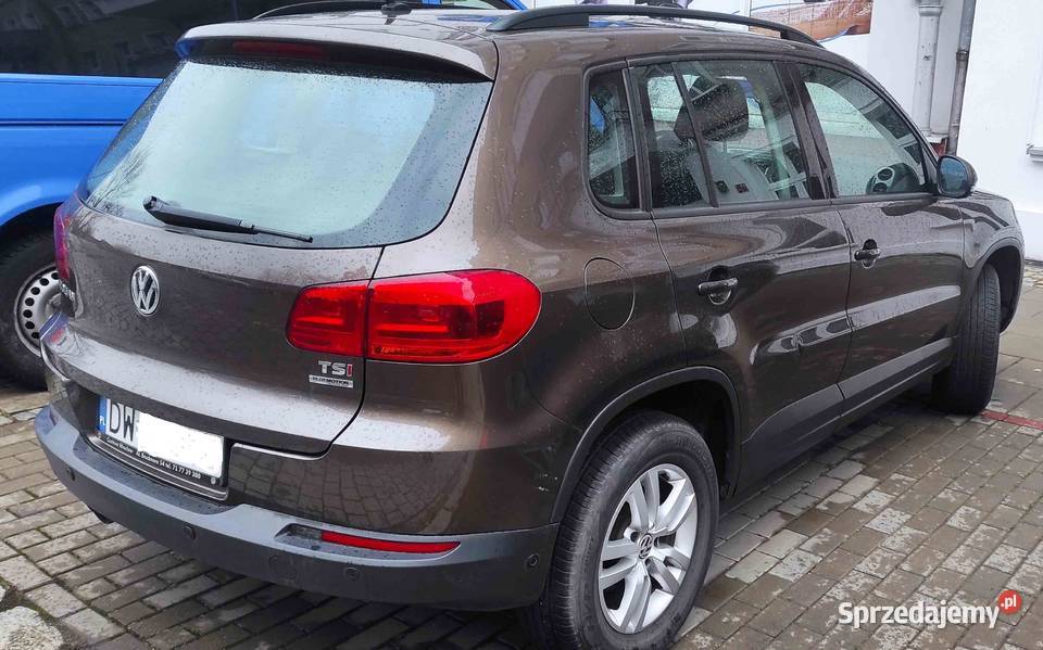 Volkswagen Tiguan 2014 r Przebieg 98000 manualna Wrocław