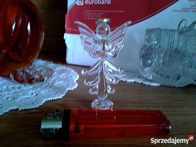Szklane figurki ozdoby ze szkła szklana figurka