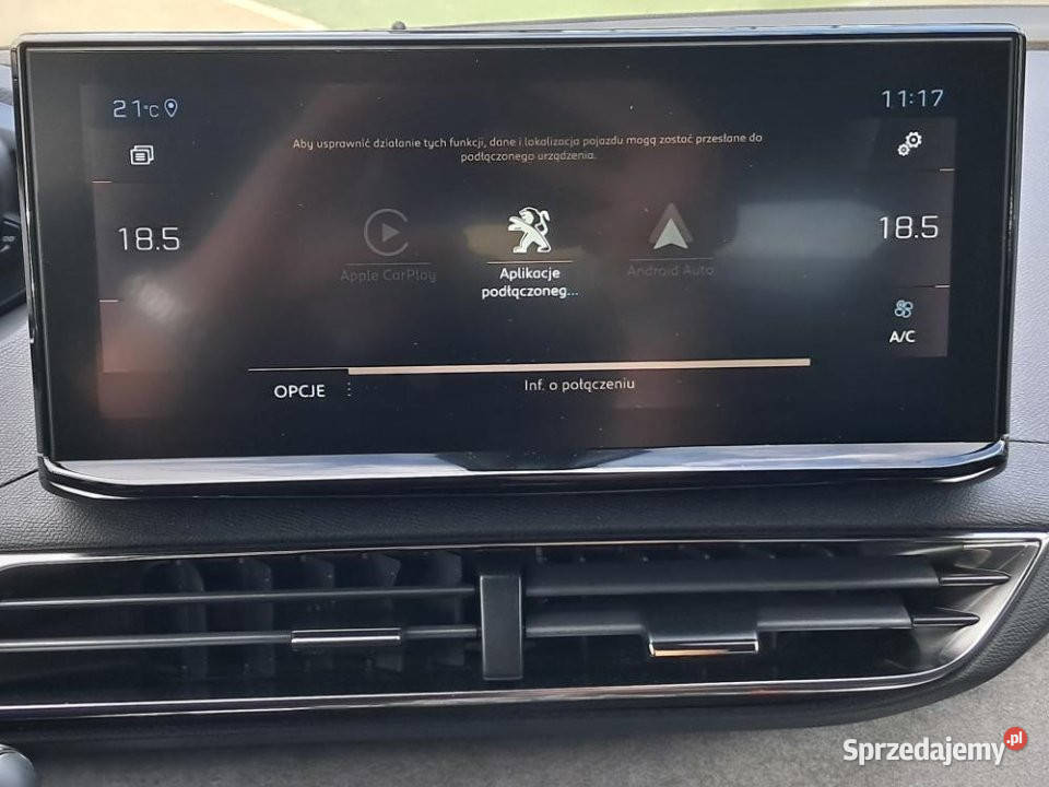 Peugeot 5008 2022r FV 23 Keyless Go Navi Automat Tychy