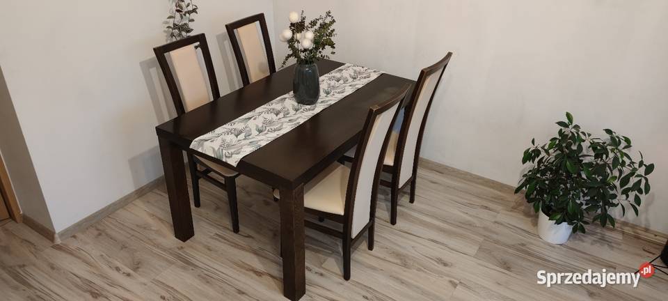 Stół drewniany rozkładany 9014020075 70cm śląskie Będzin sprzedam