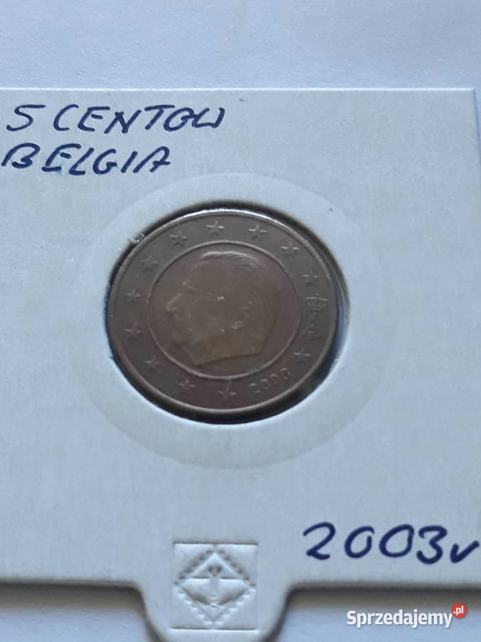 5 Eurocentów Belgia 1999 2003 r wielkopolskie Konin