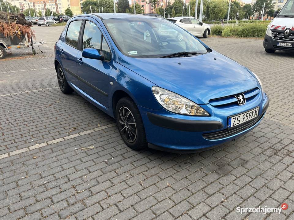 Peugeot 307 2004 16 benzyna 110 elektryczne lusterka Szczecin