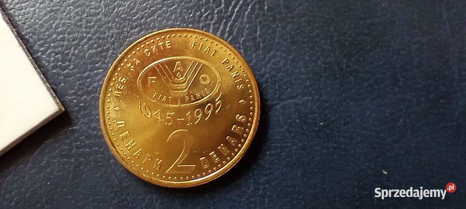 Stare monety 2 denary 1995 FAO Macedonia Lesko