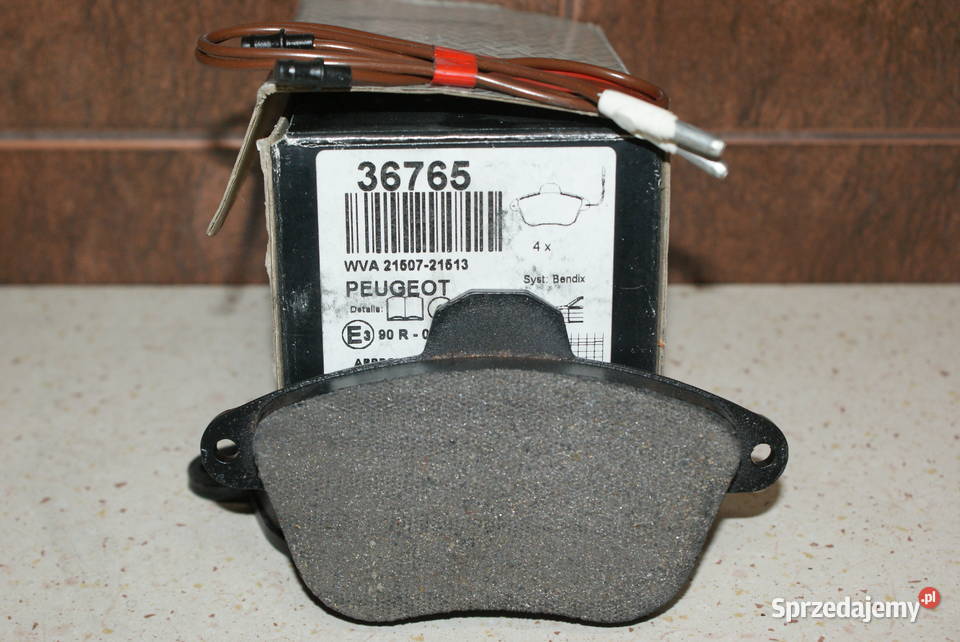 36765 ABS KLOCKI HAMULC PEUGEOT 605 9100 Zestaw osobowe