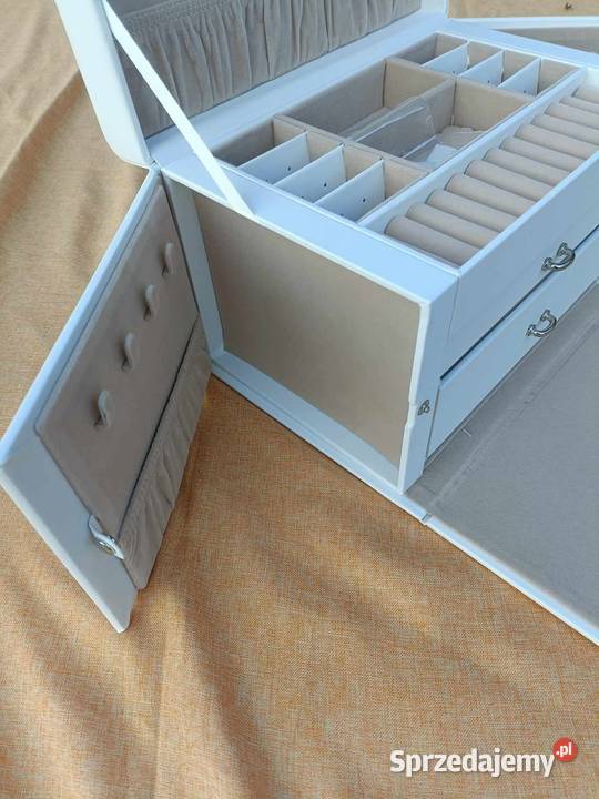 Organizer na biżuterię z lustrem Turek