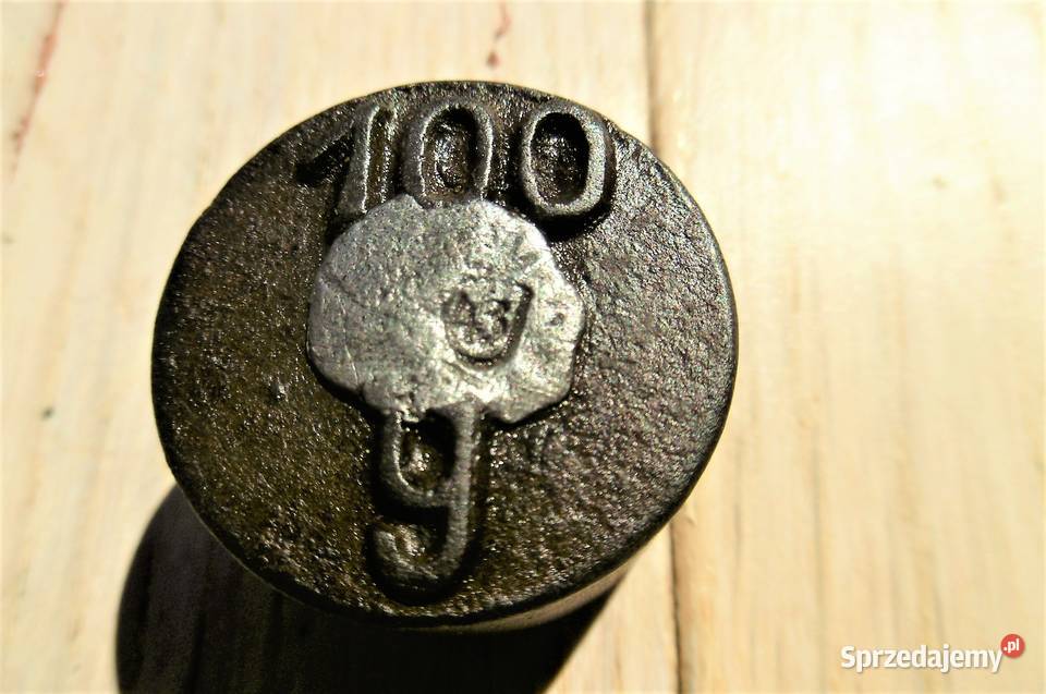 odważnik waga cięrzarek przedwojenny 100 gram opolskie Namysłów sprzedam