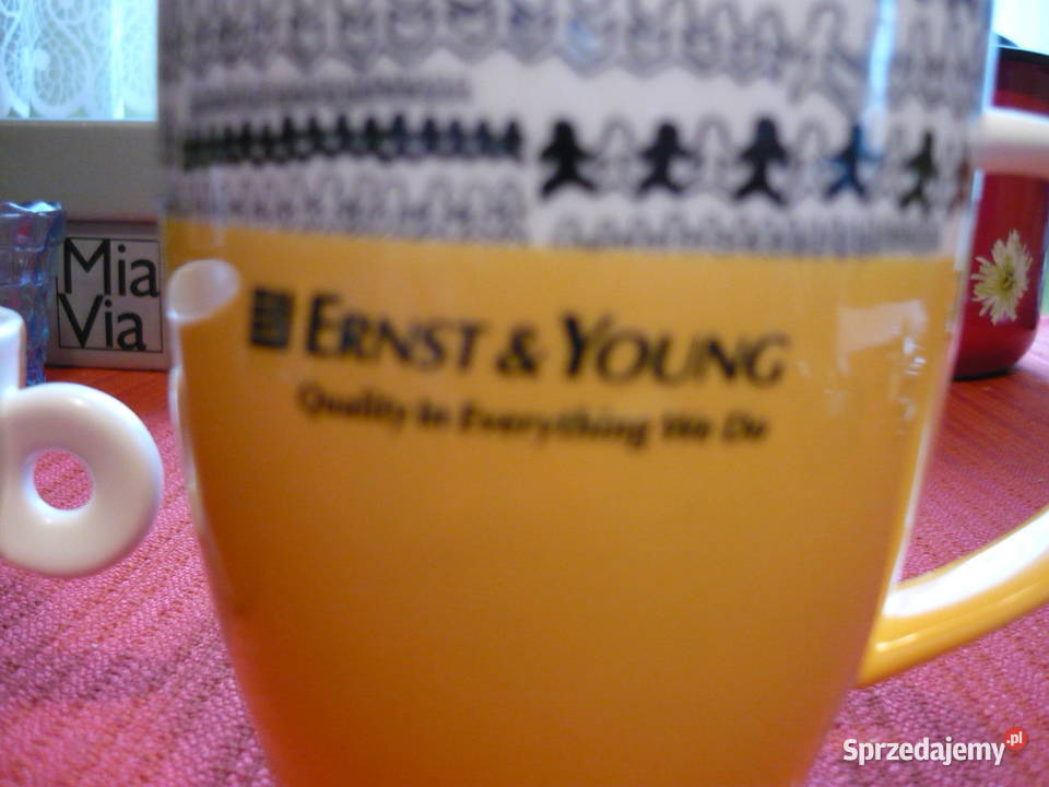 Filizanki żółte Coffe Porcelana i szkło Myszków