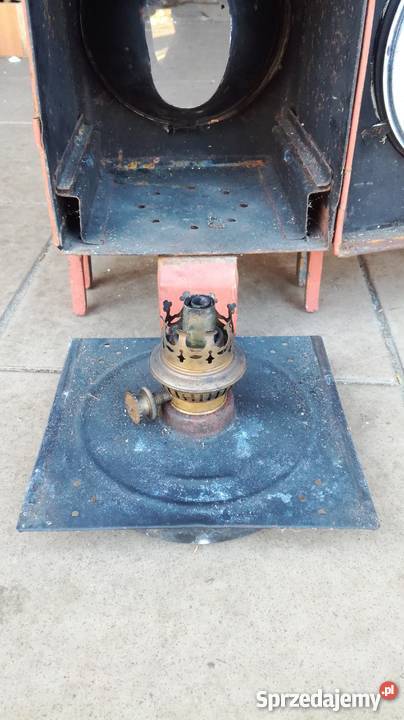 Stara lampa kolejowa naftowa Nysa