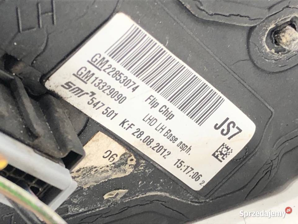 LUSTERKO LEWY OPEL INSIGNIA A Hatchback 0817