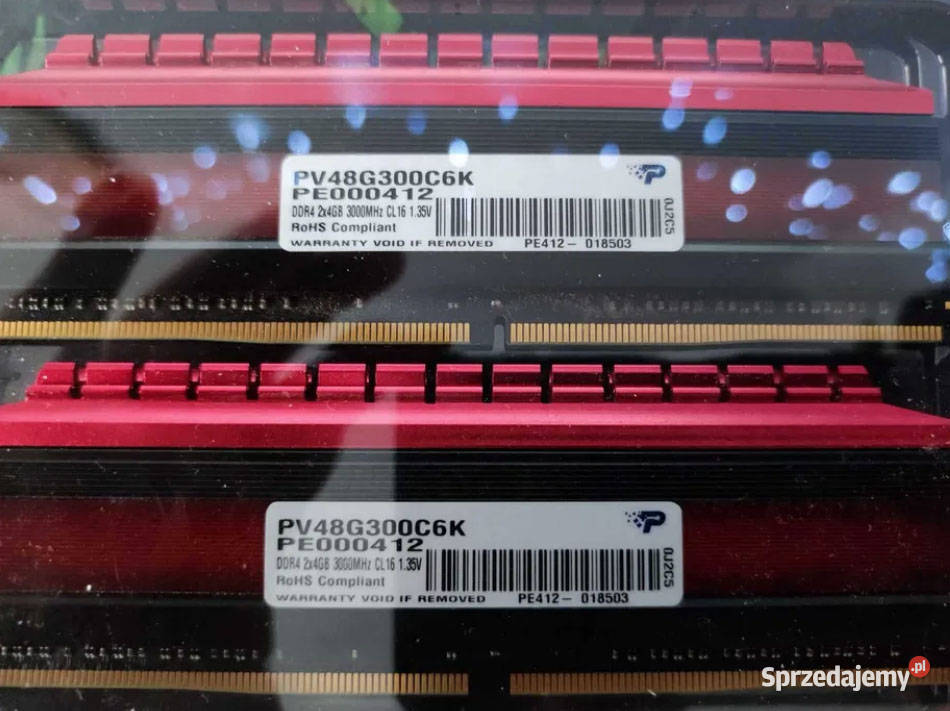 Pamięć RAM 8GB DDR4 3200MHz 2x4GB Pamięci Toruń sprzedam
