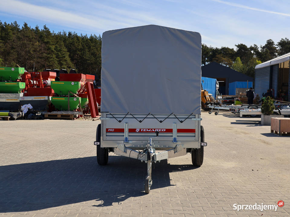 Przyczepka samochodowa TEMARED PRO 2612R 264x126 Czeberaki