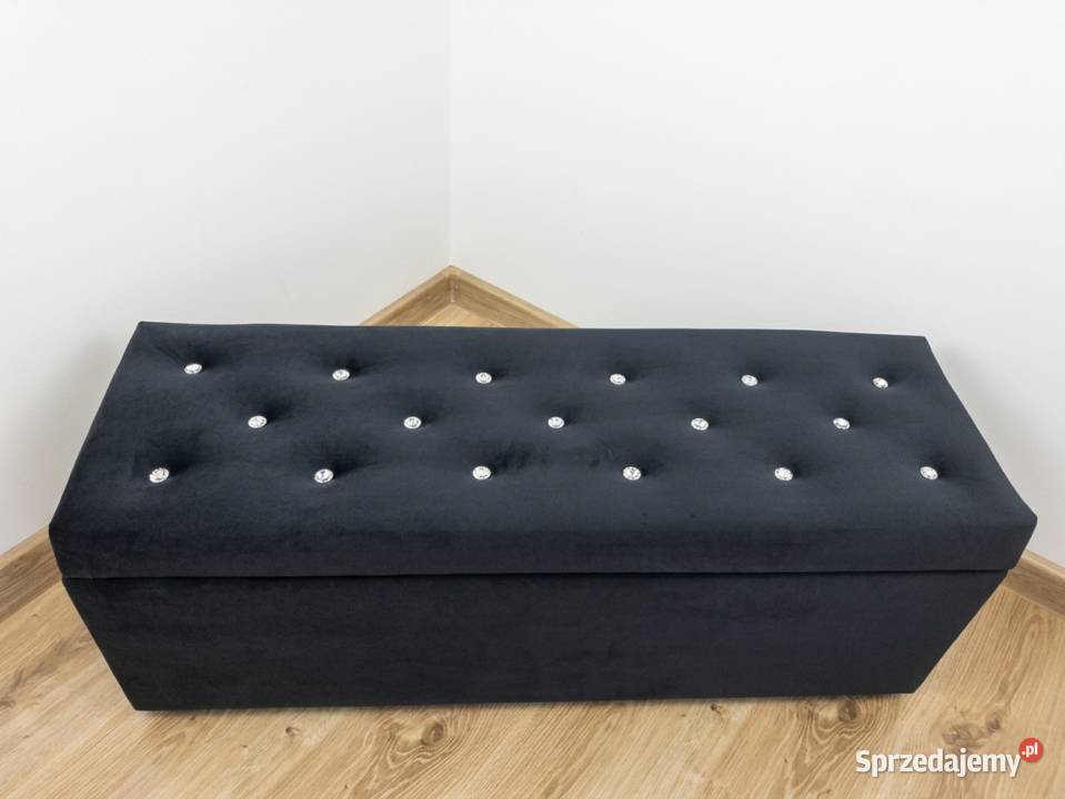 Pufa ławka tapicerowana 100x30 otwierana glamour Pufy i podnóżki Stronie sprzedam