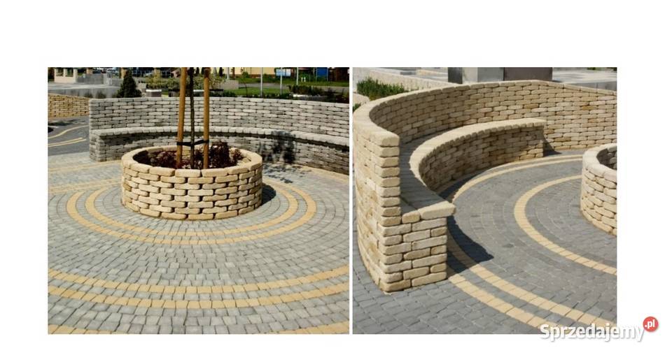 Cegła Łupana Antyk Postarzana Ogrodzenie Jadar Dom i Ogród Wielogóra sprzedam