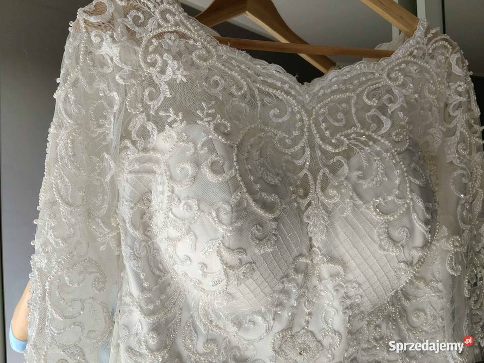 Suknia ślubna 40 welon i pokrowiec ODBIÓR 80cm Tczew